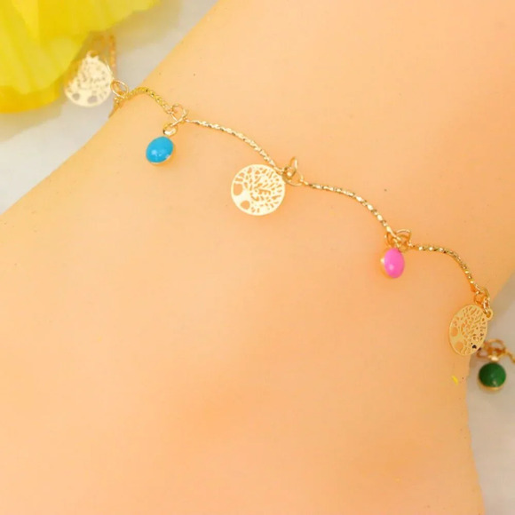 Minimalist Anklet, Sleek & Modern Design, Women’s Fashion, YC110151-A - Picture 5 of 10